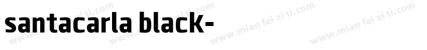 santacarla black字体转换